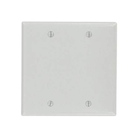 LEVITON Blank 2 Gang Wallplate 87025